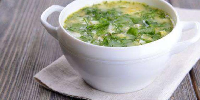 Как приготовить щавелевый суп — рецепт щавелевого супа с яйцом