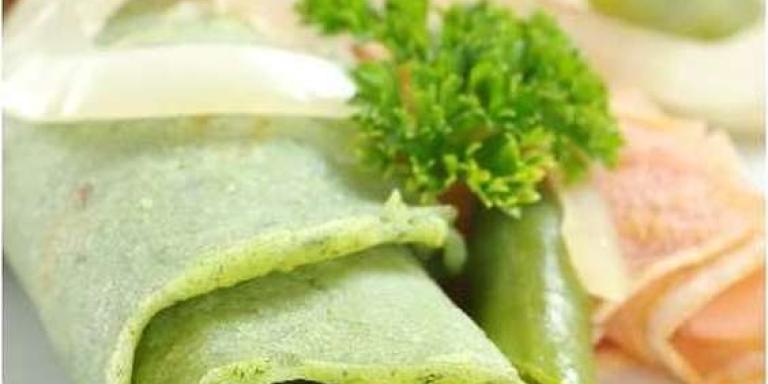 Блины зелёные с петрушкой - рецепт приготовления с фото от Maggi.ru