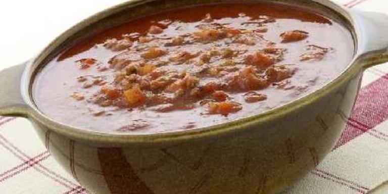 Итальянский суп с фаршем - рецепт приготовления с фото от Maggi.ru