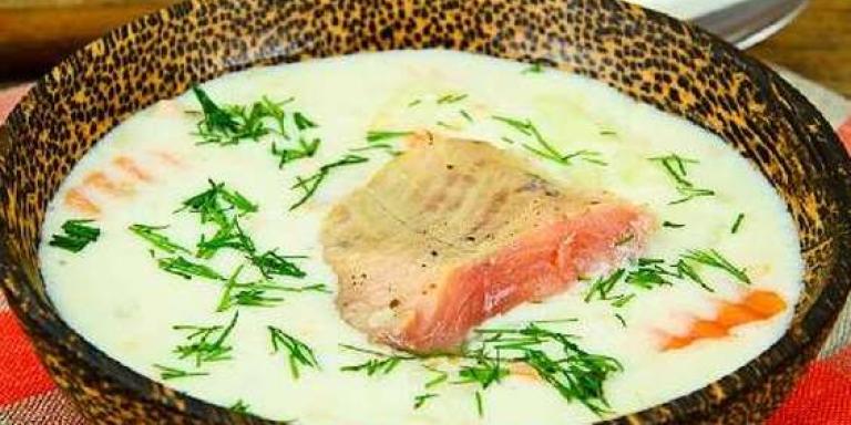 Нежный суп с лососем - рецепт приготовления с фото от Maggi.ru