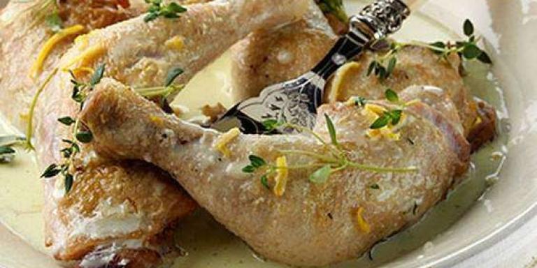 Ароматная курица с чесноком в сливках - рецепт приготовления с фото от Maggi.ru