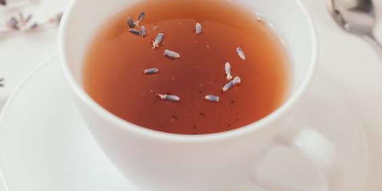 Чай с лавандой, подробное приготовление с фото