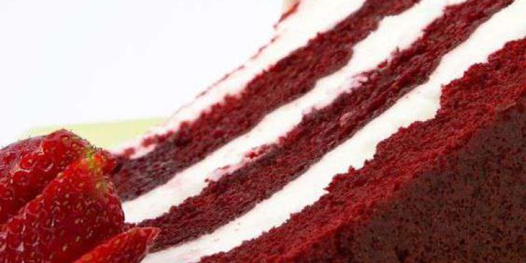 Торт красный бархат с клубникой — рецепт с фото от Maggi.ru