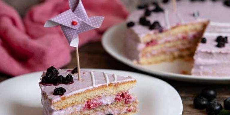 Фиолетовый торт — рецепт с фото от Maggi.ru