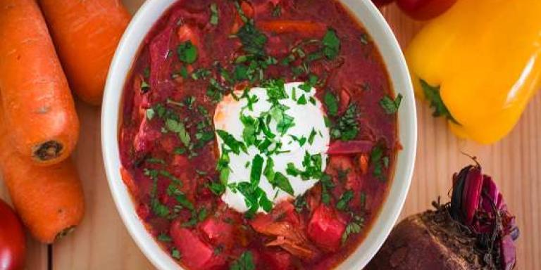 Борщ со свеклой и болгарским перцем - рецепт с фото от экспертов Maggi