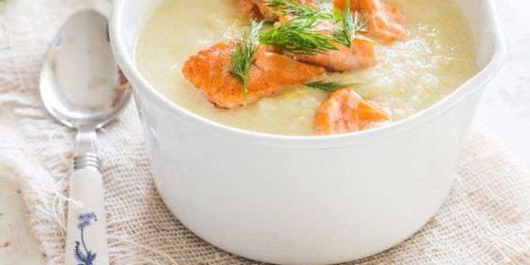 Суп из цветной капусты с рыбой - рецепт приготовления с фото от Maggi.ru