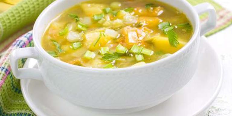 Гороховый суп с картофелем на курином бульоне - рецепт приготовления с фото от Maggi.ru