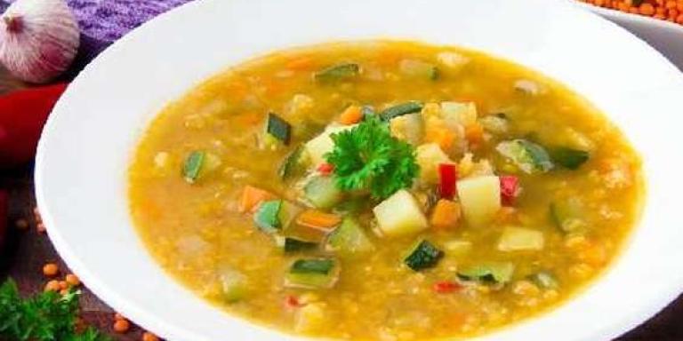 Суп из чечевицы со свежими овощами - рецепт приготовления с фото от Maggi.ru