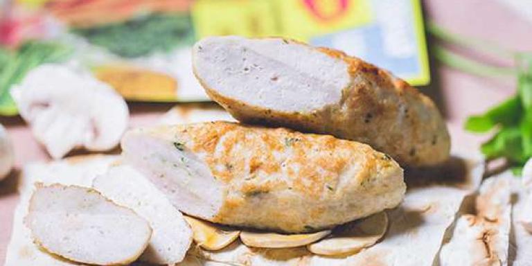 Люля-кебаб сочный на сковороде из курицы с грибами: рецепт с фото