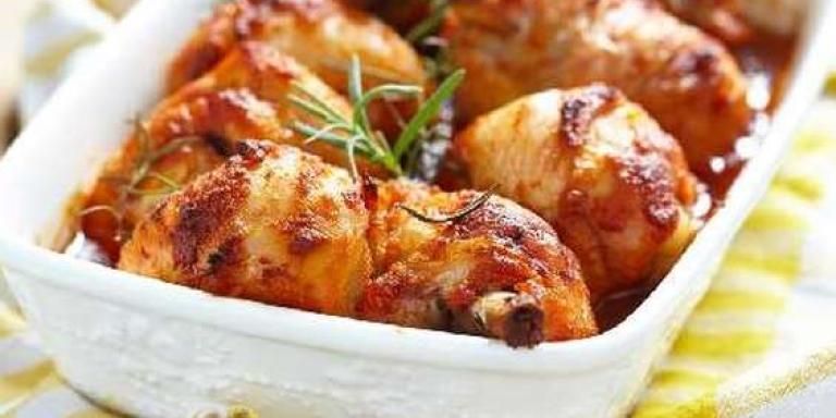 Курица в медово-чесночном соусе — приготовление курицы в медово-чесночном соусе в духовке