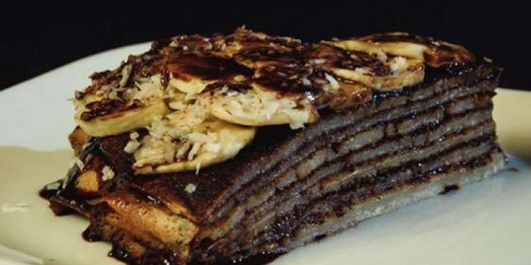 Блинный торт с бананом - пошаговый рецепт с фото от Maggi