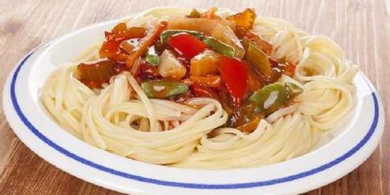 Спагетти с ананасами - рецепт приготовления с фото от Maggi.ru