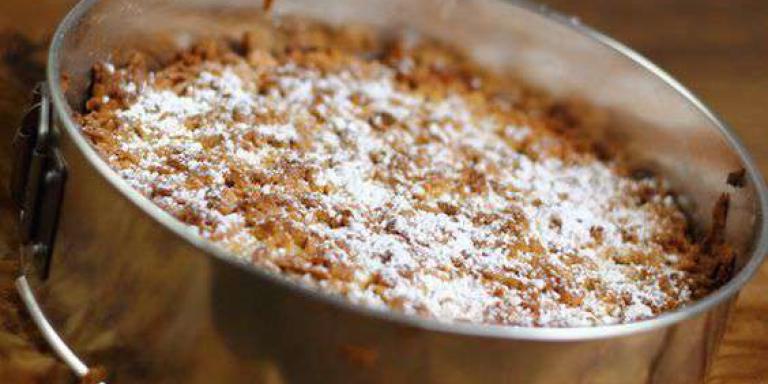Песочный пирог с яблоками - рецепт приготовления с фото от Maggi.ru
