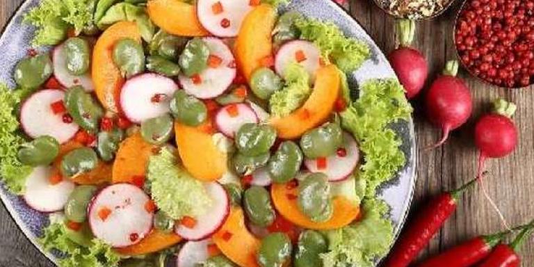 Цветной салат - рецепт приготовления с фото от Maggi.ru