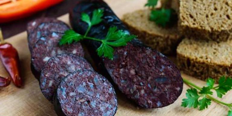 Кровяная колбаса в домашних условиях - рецепт приготовления с фото от Maggi.ru
