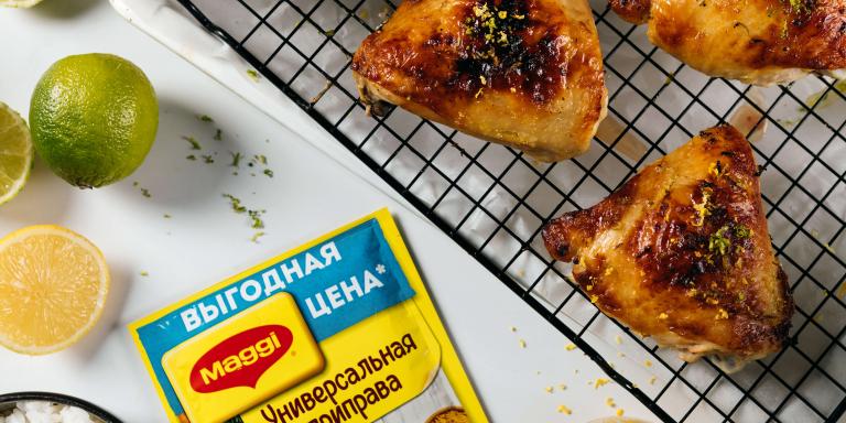 Медово-лимонные куриные бедрышки - рецепт приготовления с фото от Maggi.ru
