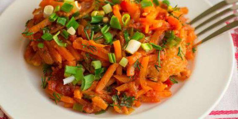 Морковный маринад с зеленым луком - рецепт приготовления с фото от Maggi.ru
