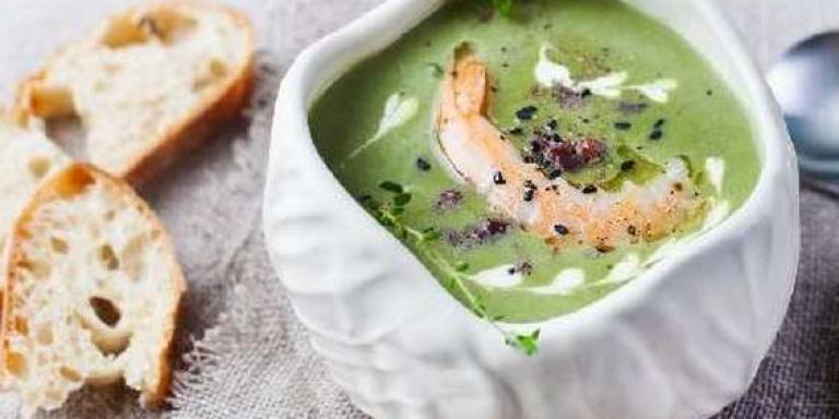 Рецепт супа из брокколи с креветками - пошаговый рецепт с фото
