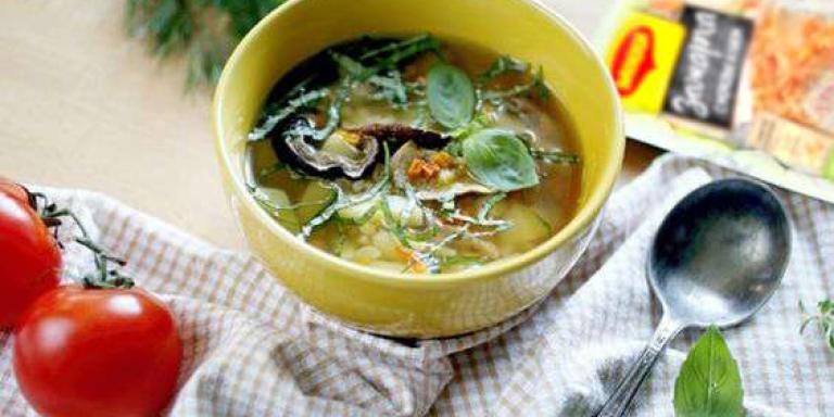 Суп с белыми грибами и булгуром - рецепт приготовления с фото от Maggi.ru