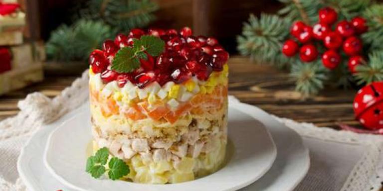 Салат с копченой курицей и картошкой - рецепт приготовления с фото от Maggi.ru