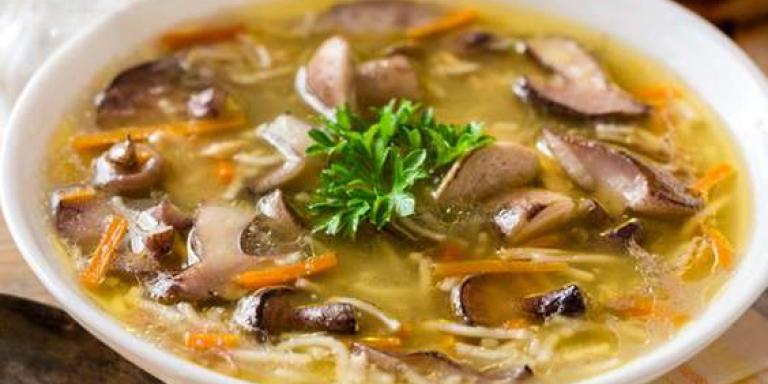 Суп-лапша куриный с грибами - рецепт приготовления с фото от Maggi.ru