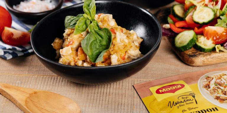 Ароматный булгур по-итальянски с куриным филе и томатами: рецепт с фото