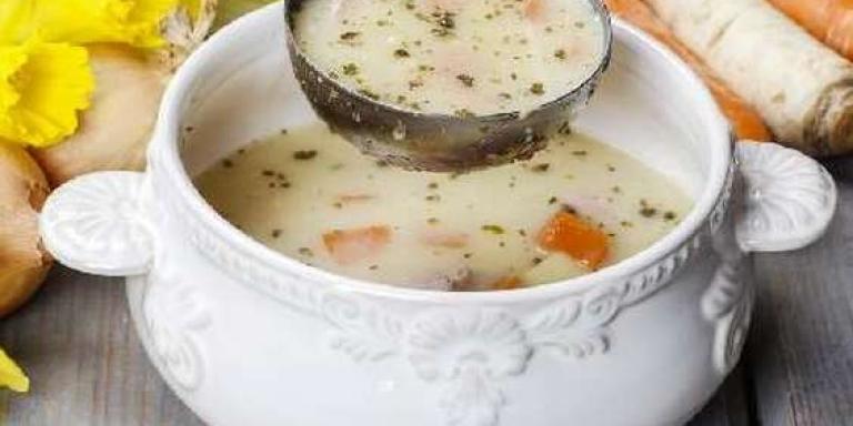 Сытный картофельный суп с ветчиной - рецепт приготовления с фото от Maggi.ru