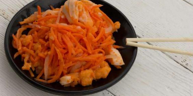 Селедка по-корейски с морковью и луком - рецепт приготовления с фото от Maggi.ru