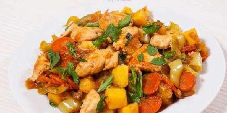 Куриное филе с летними овощами - рецепт приготовления с фото от Maggi.ru