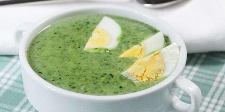 Рецепт зелёных щей с яйцом — как варить зелёные щи