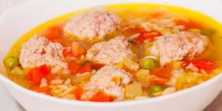 Суп с фрикадельками и рисом — пошаговый рецепт | maggi.ru