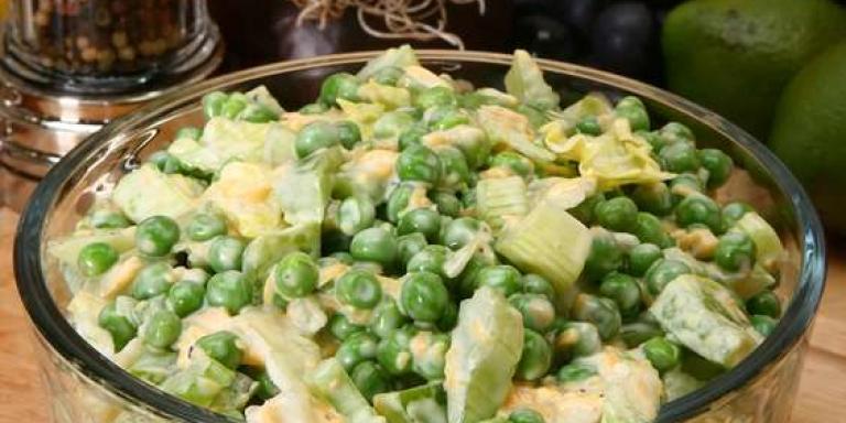 Салат с зеленым горошком - рецепт приготовления с фото от Maggi.ru