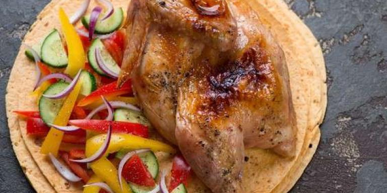 Курица в рукаве в медово-горчичном соусе - рецепт с фото от Магги
