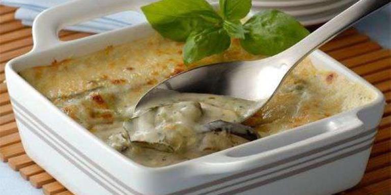 Лазанья из кабачков и баклажан с соусом песто - рецепт с фото от Магги