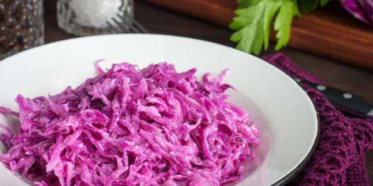 Салат из красной капусты - рецепт приготовления с фото от Maggi.ru