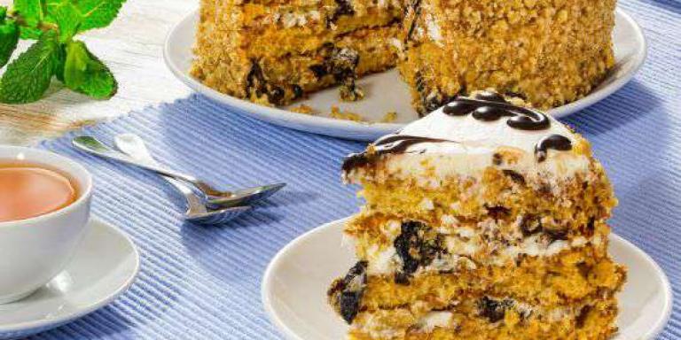 Торт с черносливом и сгущенкой - пошаговый рецепт с фото от экспертов Maggi