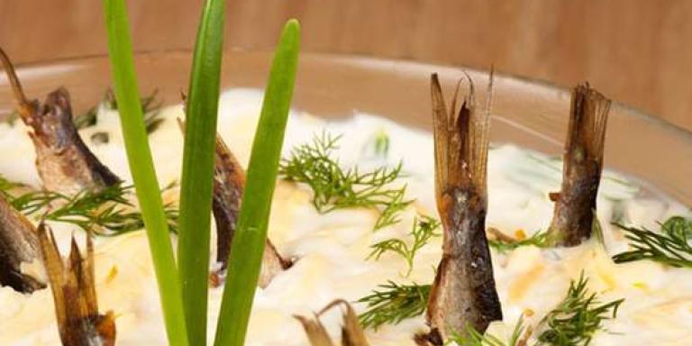 Салат "рыбки в пруду" - рецепт приготовления с фото от Maggi.ru