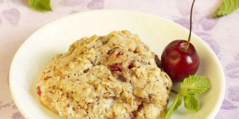 Рецепт овсяного печенья с шоколадом и вишней — овсяное печенье с шоколадом