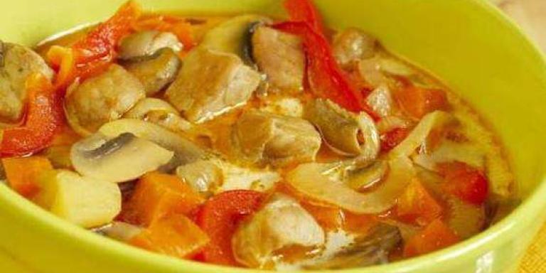 Мясной суп по-домашнему с шампиньонами - рецепт приготовления с фото от Maggi.ru