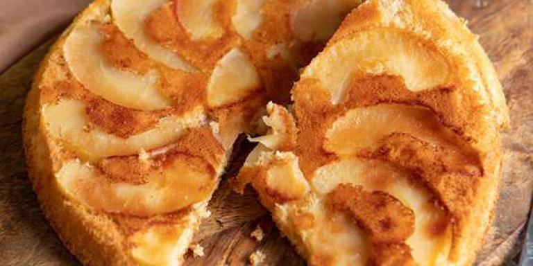 Бисквит с яблоками - рецепт приготовления с фото от Maggi.ru