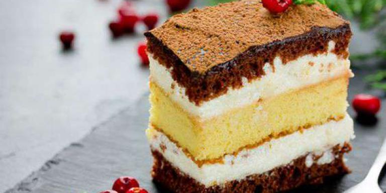 Многослойный торт с творожным сыром - рецепт приготовления с фото от Maggi.ru