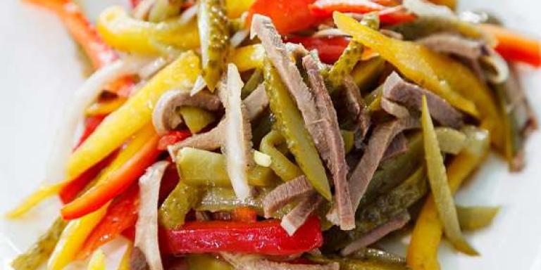 Пражский салат с болгарским перцем и говядиной - рецепт приготовления с фото от Maggi.ru