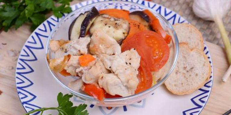 Курица с баклажанами по-гречески: пошаговый рецепт с фото от Maggi.ru