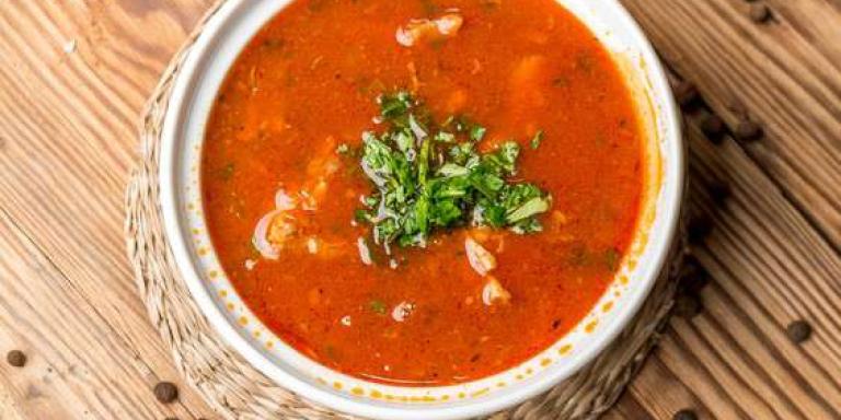Пряный суп харчо в мультиварке, пошаговый рецепт с фото
