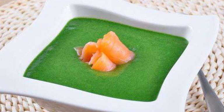 Крем-суп из шпината с копченым лососем - рецепт приготовления с фото от Maggi.ru