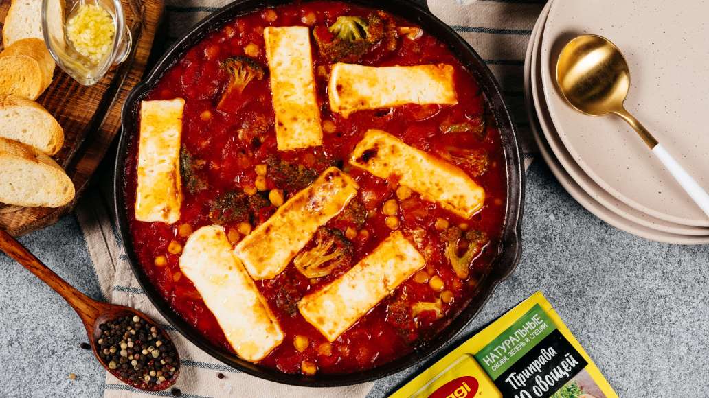 Нут, запеченный с фетой - рецепт приготовления с фото от Maggi.ru