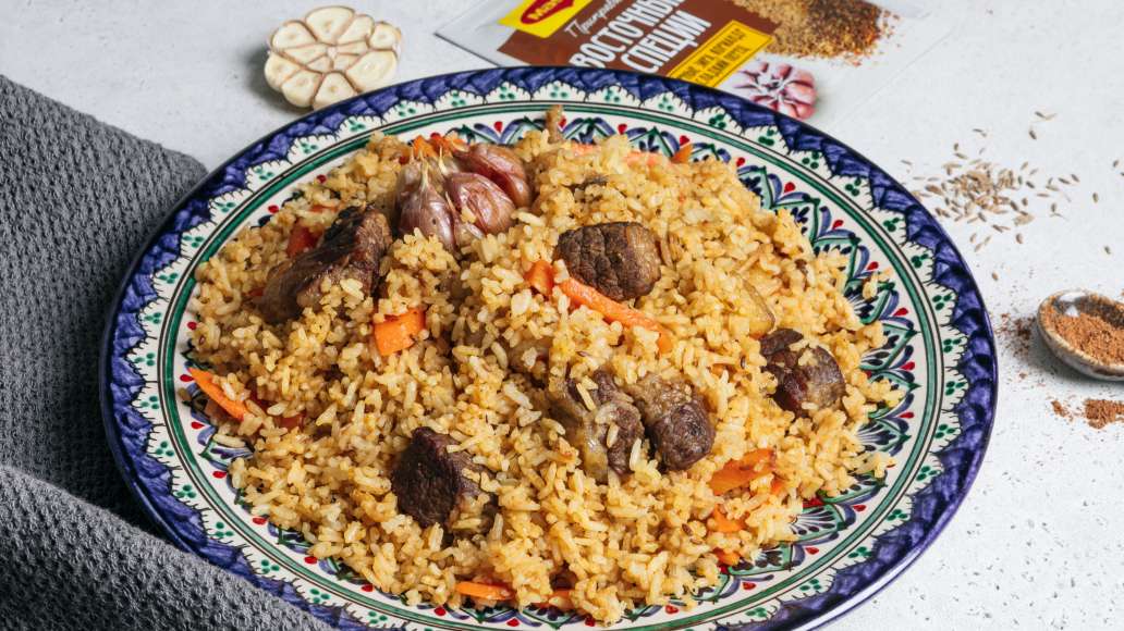 Пряный узбекский плов с говядиной - рецепт приготовления с фото от Maggi.ru
