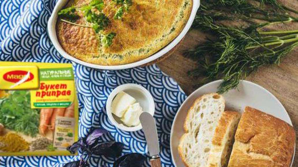 Кюкю (азербайджанский омлет с зеленью) - рецепт приготовления с фото от Maggi.ru