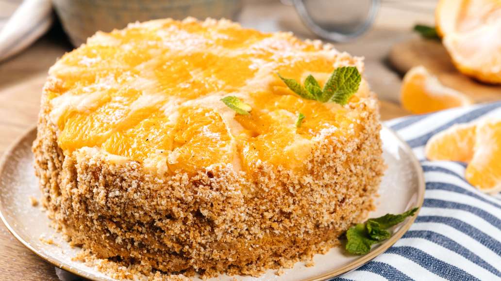 Необычная шарлотка с мандаринами и ванилью - рецепт приготовления с фото от Maggi.ru