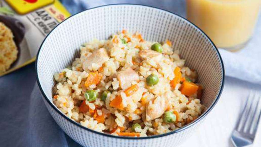 Детский плов с курочкой и овощами - рецепт приготовления с фото от Maggi.ru